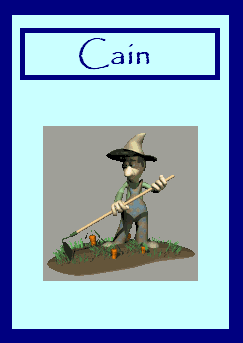 Cartoon Drawing of Cain