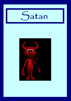 Cartoon Drawing of Satan