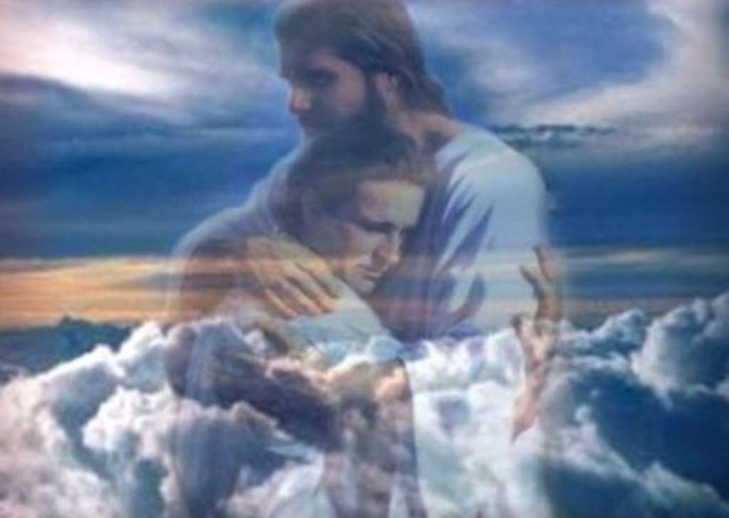 Jesus gives fearful soul a hug
