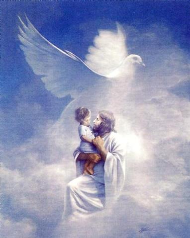 Jesus Holding Precious Child