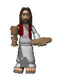 Jesus Holding Bread and Wine