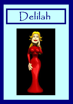 Cartoon Drawing of Delilah