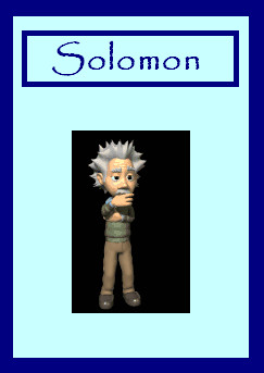 Cartoon Drawing of Solomon