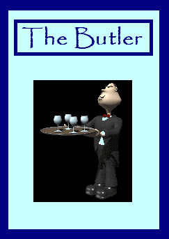 Cartoon Drawing of the Butler