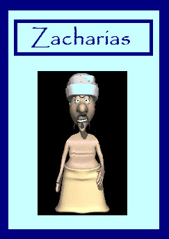 Cartoon Drawing of Zacharias