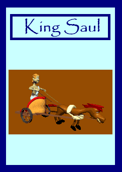 Cartoon Drawing of King Saul