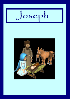 Cartoon Drawing of New Testament Joseph