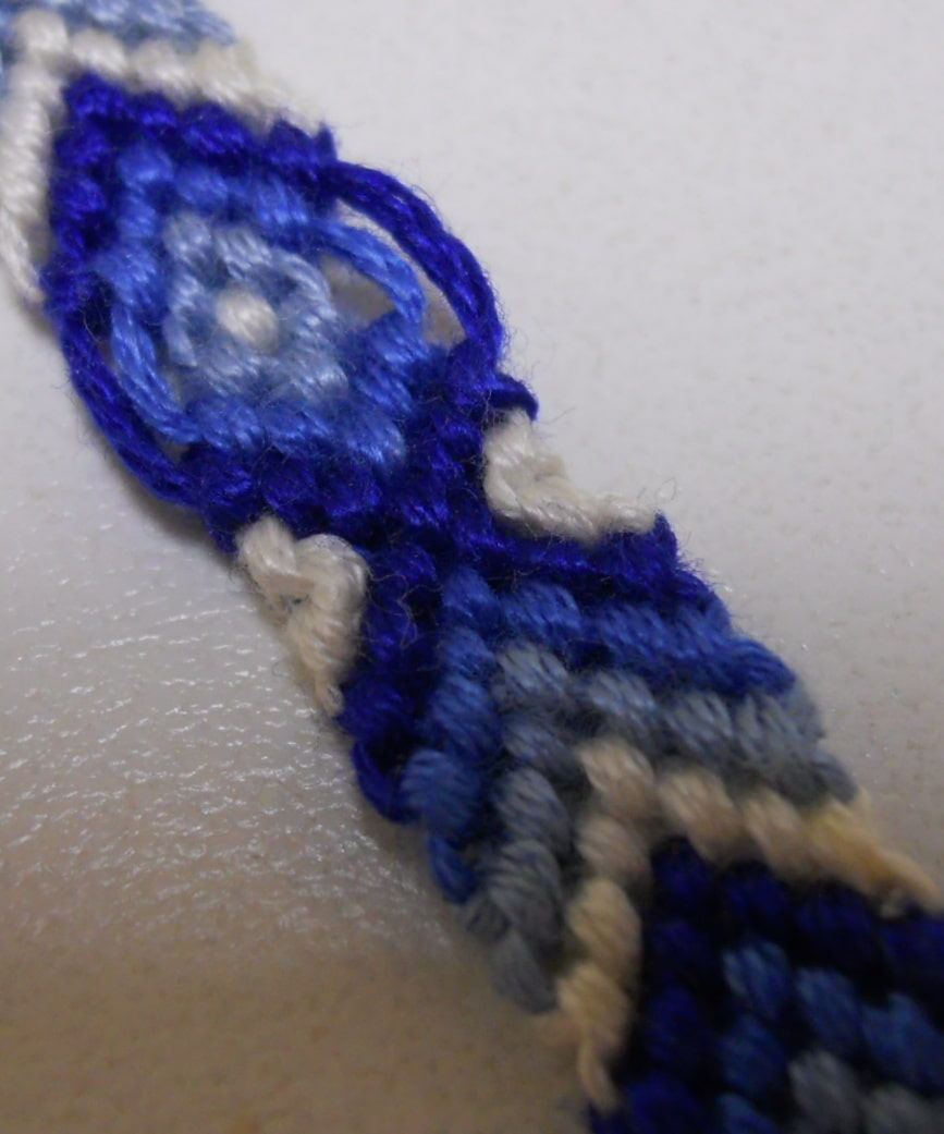 Close Up of Completed Bookmark