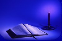 Bible in Candlelight