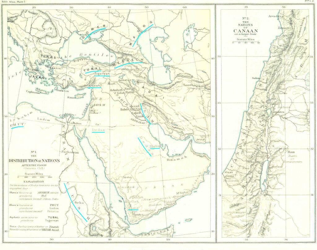 Ezekiel 38-39 Map