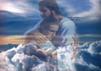 Jesus gives fearful soul a hug