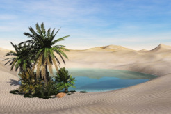 Find living water for your thirsty soul An oasis in the desert