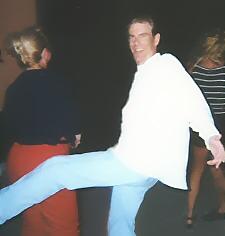 Zane dancing in Brazil