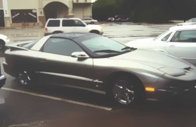 Zane's silver Trans Am
