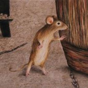 mouse in doorway mouse in doorway